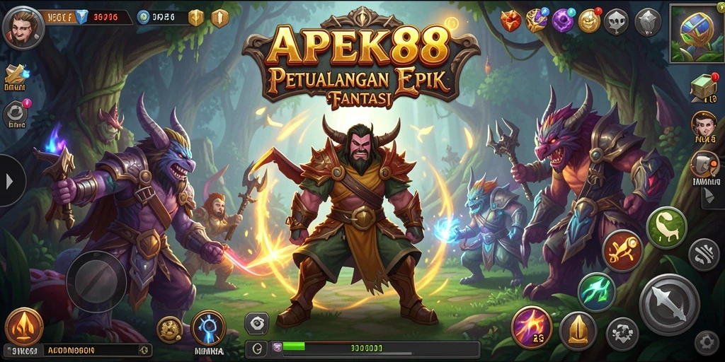 Gameplay APEK88 di dunia petualangan fantasi yang menakjubkan.