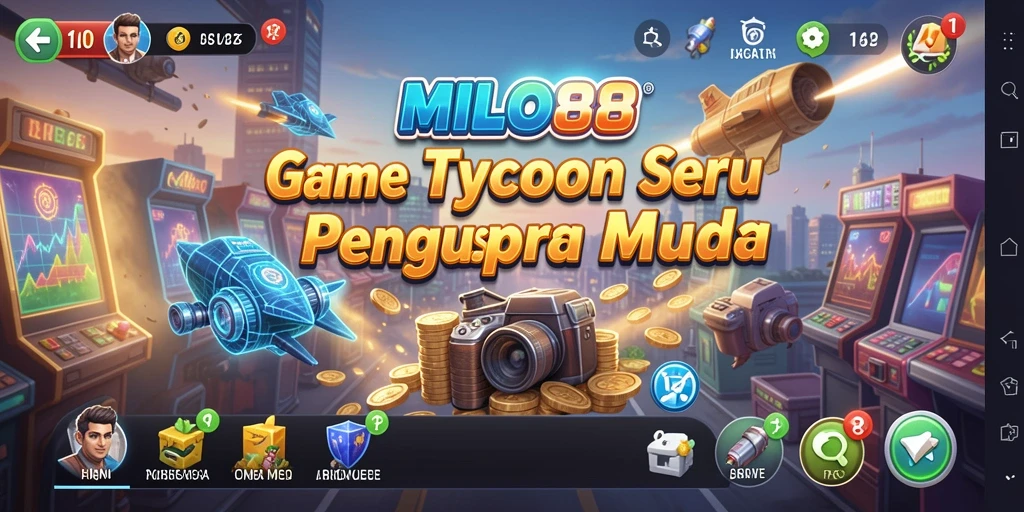 Tampilan gameplay <strong>MILO88</strong> yang menarik dan penuh strategi Tycoon.