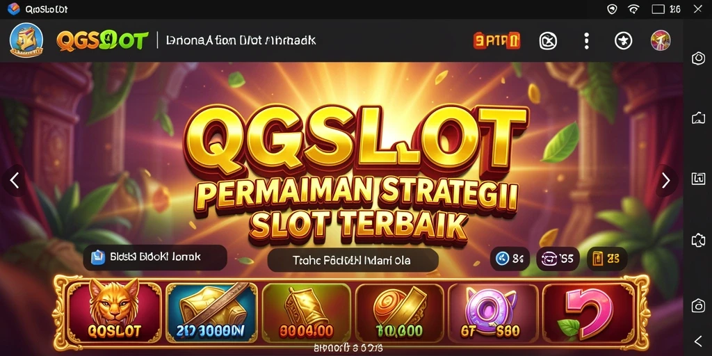 Screenshot gameplay <strong>QQSLOT</strong> menampilkan keseruan bermain slot yang strategis.