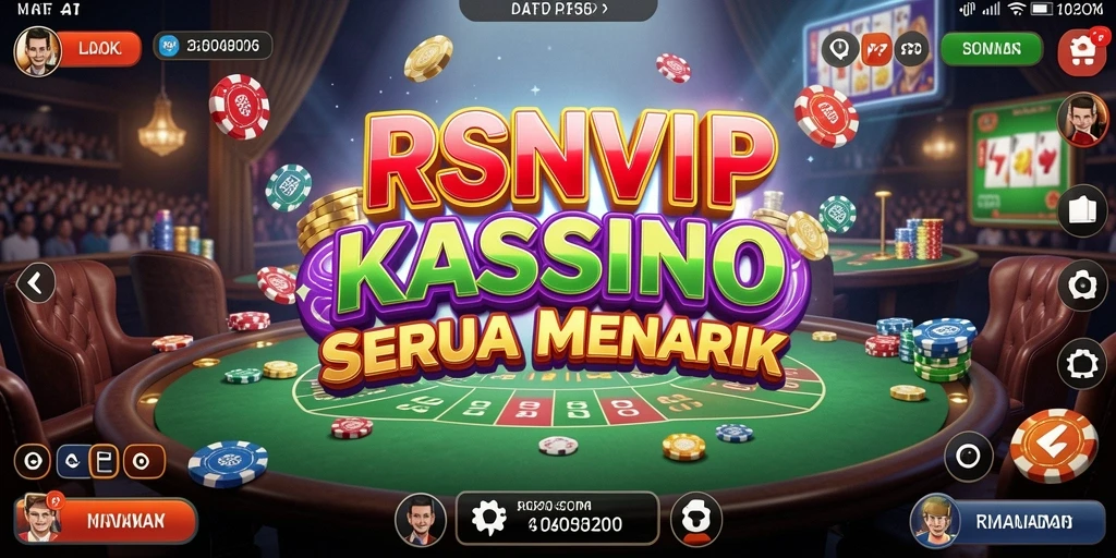 Screenshot gameplay RSNVIP menampilkan aksi seru dalam permainan Kasino.