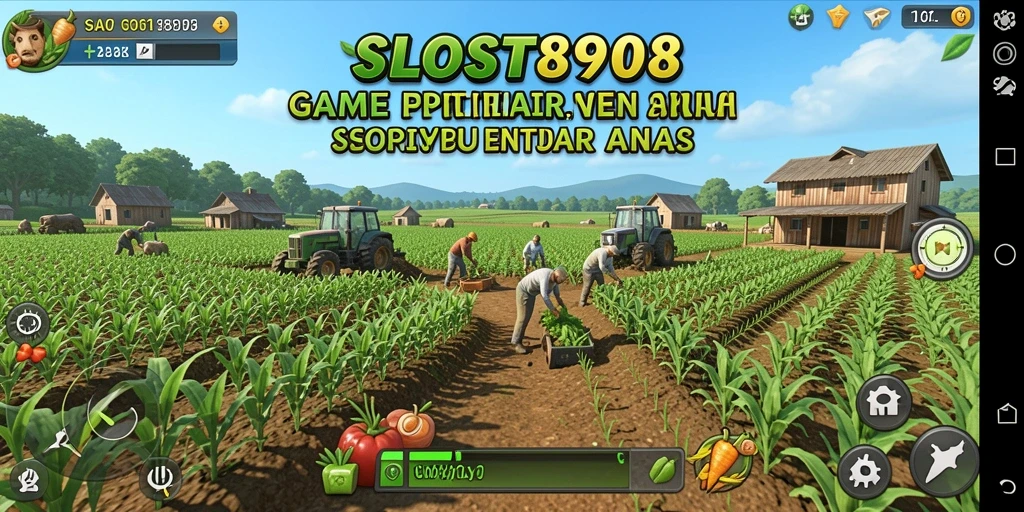 Screenshot menunjukkan visual gameplay SLOST8808 yang menarik dan detail.