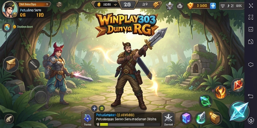 Tampilan seru gameplay RPG di WINPLAY303 dengan karakter dan petualangan fantastis.